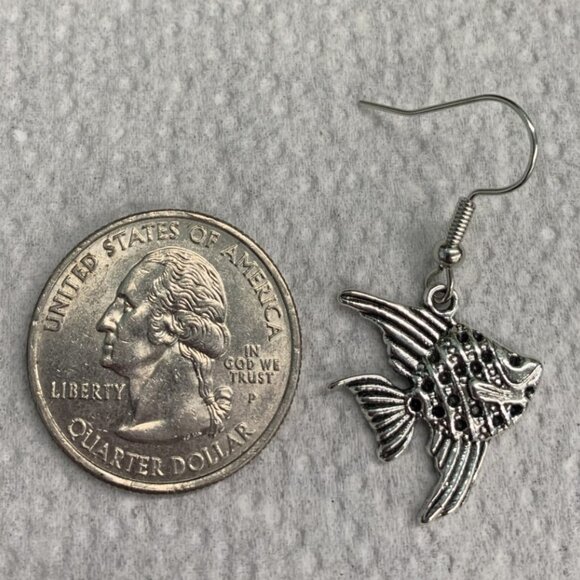 Fish Earring, Fish Jewelry, Gift Idea, Silly Animal Earring, Novelty Earring - Picture 5 of 9